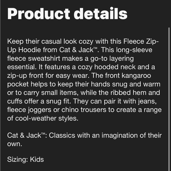 Cat and Jack • Blue Sweater • Size 8/10 - Picture 5 of 6